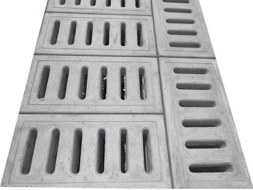 Rectangular Cement Drain Cover, For Construction, Size : Standard