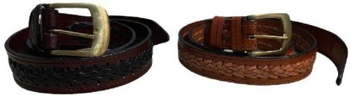 Plain Ladies Leather Woven Belts, Technics : Machine Made