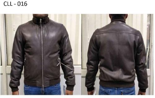 Plain Mens Leather Jacket, Feature : Comfortable Soft