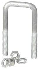 Galvanized Iron U Bolt, Certification : ISI Certified