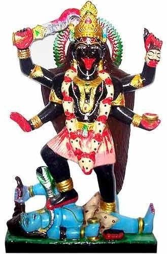 Marble Kali Mata Statue, For Interior Decor, Size In Feet : 3X2 Feet