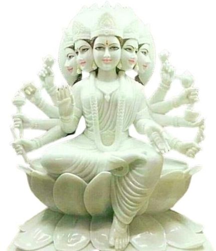 Plain Marble Laxmi Mata Statue, Packaging Type : Thermocol Box