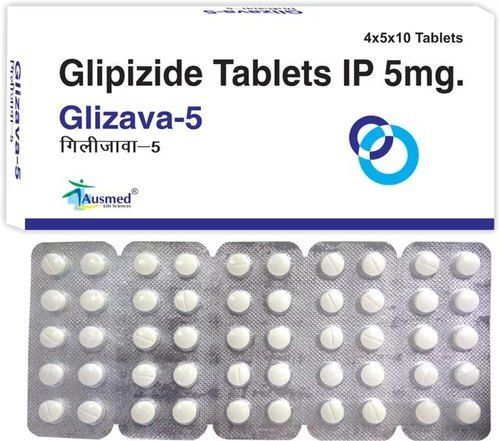 Glizava 5mg Tablets, Type Of Medicines : Allopathic