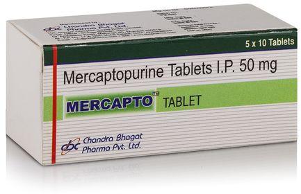 Mercapto 50mg Tablets, Type Of Medicines : Allopathic