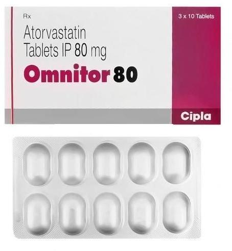 Omnitor 80mg Tablets, Type Of Medicines : Allopathic