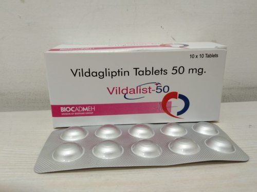 Vildalist 50mg Tablets, Type Of Medicines : Allopathic