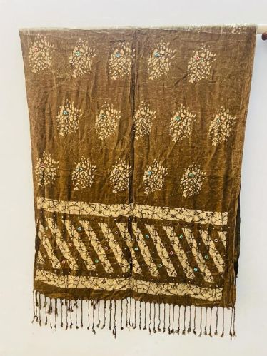 Printed Ladies Pashmina Stole, Technics : Handloom