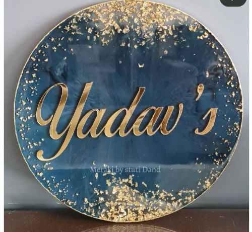 Mix Color Resin Name Plate