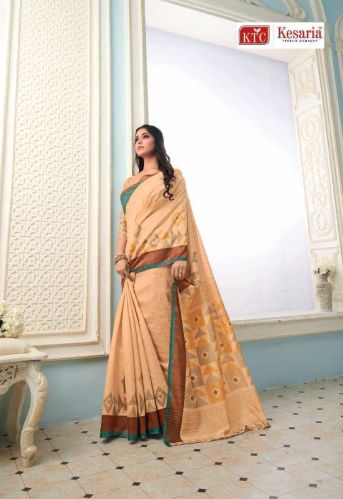 Unstitched Bhagalpur Digital Printed Saree, Occasion : Casual Wear