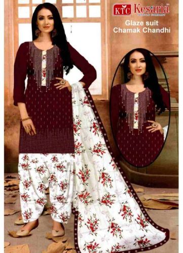 Rayon Semi Stitched Suits, Age Group : Girls