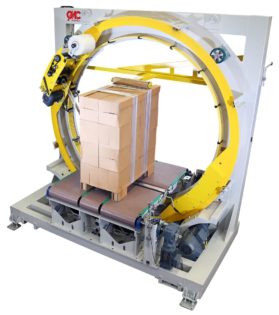 Polished Electric Mild Steel OMC-V Orbital Wrapping Machine, For Industrial, Voltage : 220V