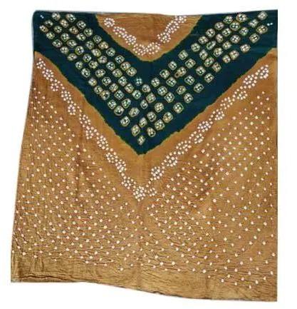 Jaipuri Jaipur Bandhani Unstitched Suit, Size : Small, Medium, Large