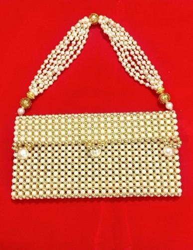 Ladies Gold Moti Purse, Occasion : Party