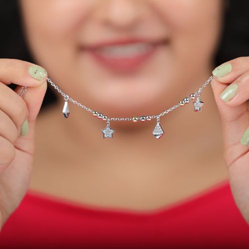 Spark Like A Star Diamond Bracelet, Packaging Type : Paper Box