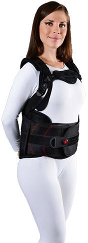 Polypropylene Cotton Thoracolumbosacral Orthosis Brace, Size : Large