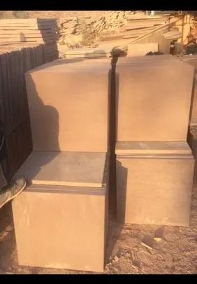 Square Polished Brown Mandana Stone, For Construction, Size : 22x22 Inch