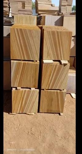 Polished Teak Sandstone, Color : Brown