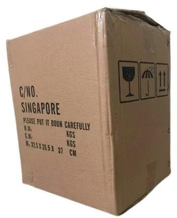 Cardboard Rectangular Packaging Box, Storage Capacity : 25kg