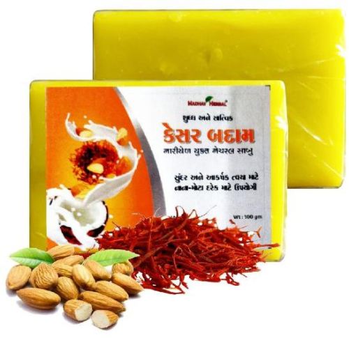 Saffron GMO Kesar Badam Soap, Style : Fresh