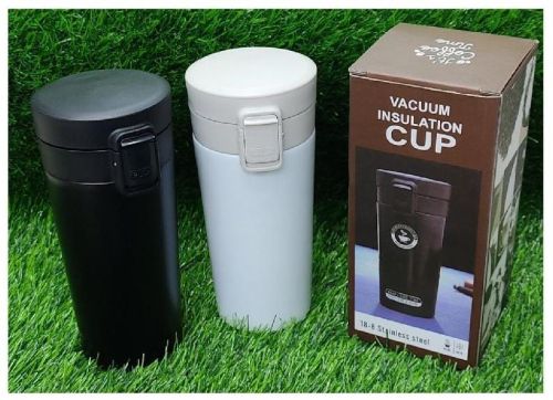 Color Coated Stainless Steel Vacuum Insulated Cup, For Gift, Home Purpose, Office, Feature : Good Quality