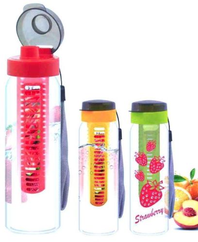 My Style Plastic Fruit Infuser Bottle, Size : Standard