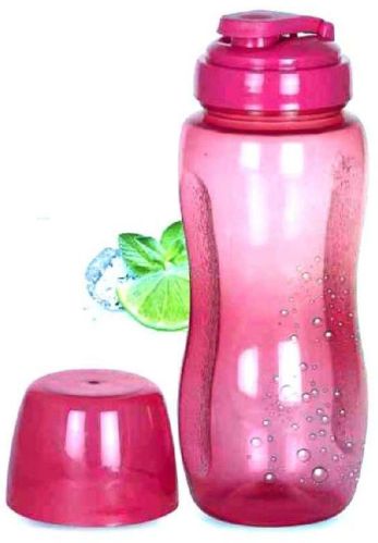 My Style Plain Sparkle Plastic Water Bottle, Shape : Round