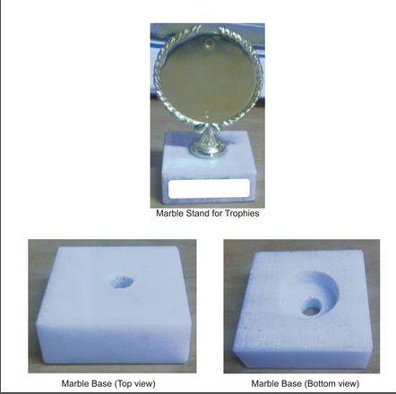 Plain Marble Trophy, For School, Office Etc.