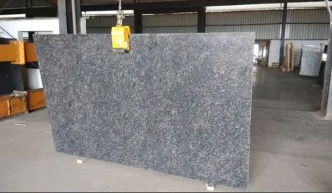 Plain Rough-Rubbing Safari Blue Granite Slab, Overall Length : 6-9 Feet