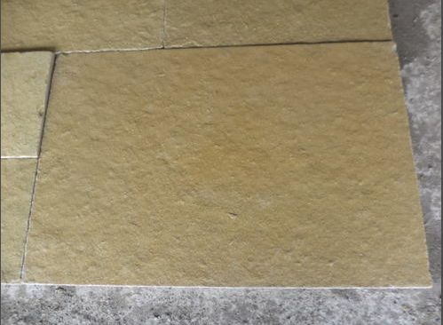 Rectangular Tumbled Yellow Limestone Slab, For Flooring, Feature : Non Slip Tiles