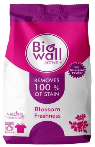 500gm Biowall Active+ Detergent Powder, For Cloth Washing, Packaging Type : Plastic Packet