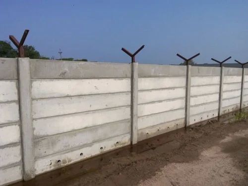 Cement Prefab 60mm Precast Compound Wall, For Boundaries, Construction, Feature : Accurate Dimension