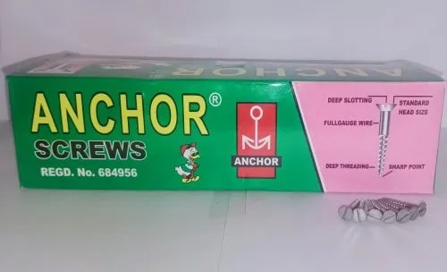 Mild Steel Standard Wood Screws, Length : 10-20cm