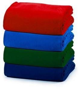 Plain Polar Fleece Blankets, Size : Standard