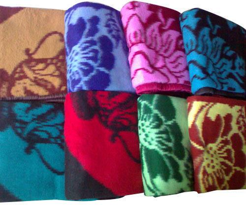 Printed Soft Acrylic Blankets, Technics : Handloom