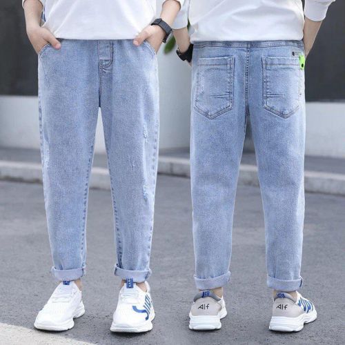 Plain Boys Denim Jeans, Feature : Anti Wrinkle, Anti-Shrink