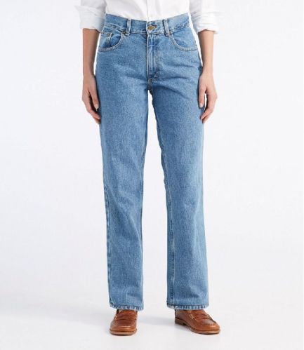 Plain Denim Ladies Straight Jeans, Size : XL