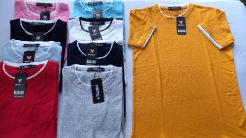 Printed Mens Round Neck T-shirts, Size : L, XL, XXL