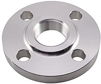 Polished Stainless Steel SS Threaded Flange, For Industry Use, Fittings Use, Technics : Forging