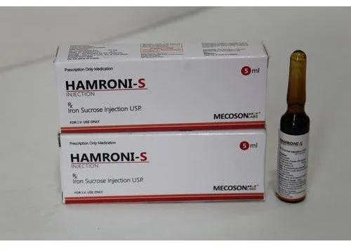 Iron Sucrose Injection, Packaging Type : Box