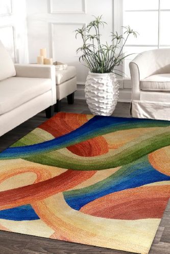 Smooth Hand Tufted Carpets, For Rust Proof, Long Life, Soft, Each To Handle, Durable, Attractive Designs