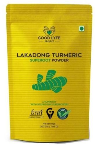 Blended Natural Lakadong Turmeric Powder, For Cooking, Spices, Food Medicine, Certification : FSSAI Certified