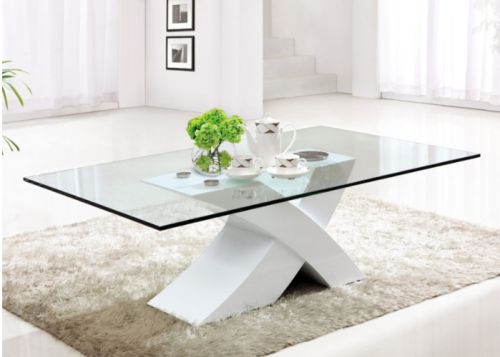 Glass Polished Center Table, Size : Standard