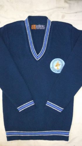 School Uniform Woolen Sweaters, Feature : Anti-Wrinkle, Comfortable, Easily Washable, Embroidered
