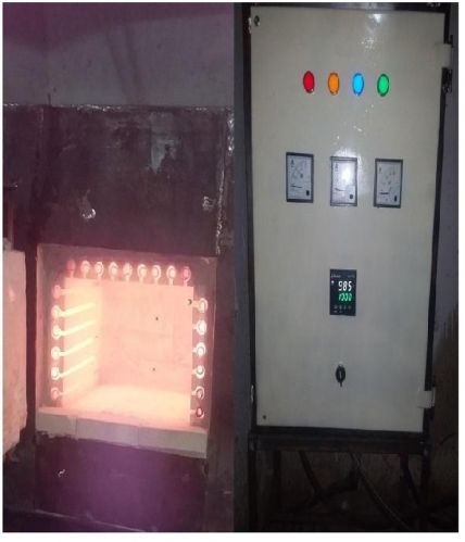 AD Precision Manual Electric Iron Muffle Furnace, For Heating Process, Power : 21-24Kw