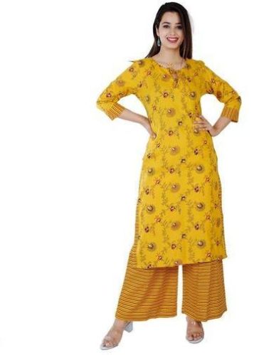 Cotton Kurti & Palazzo Set