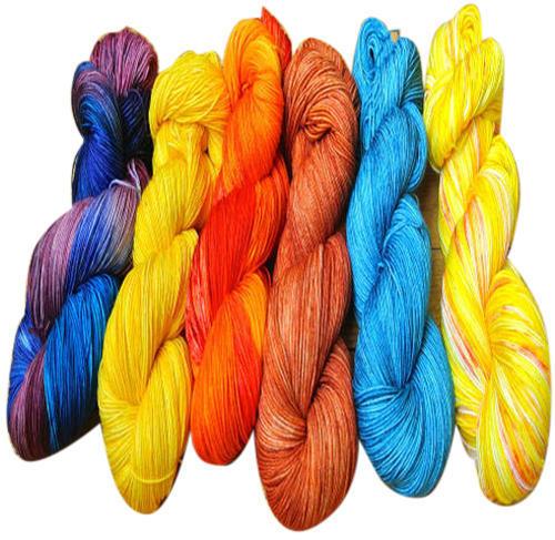 Annapoorna Polyester Dyed Yarn, For Garments, Packaging Type : Roll