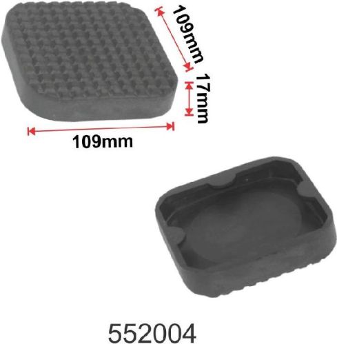 Car Jack Rubber Pads, Shape : Round, Rectangular