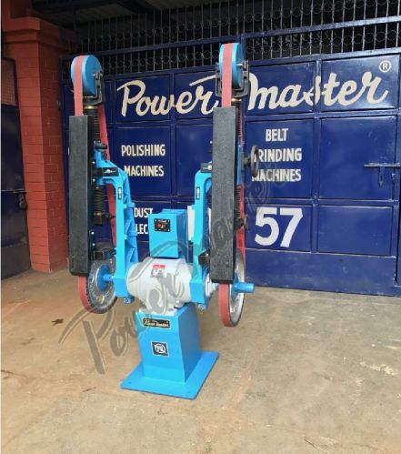 Power Master Electric Manual Belt Polishing Machine, For Grinding, Certification : CE Certified