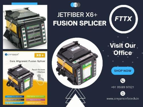 Jetfiber X6 Plus Fusion Splicer, For Industrial, Feature : Durable