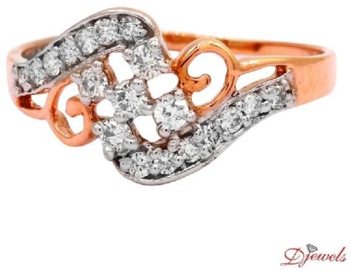 Polished Gold Certified Women's Diamond Ring, Feature : Durable, Fine Finishing, Good Quality, Light Weight